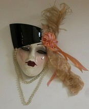 Unique Creations Limited Edition Lady Face Mask Wall Hanging Decor 82 of... - $55.00