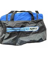 Nike Duffle Gym Bag Blue 19x10x11 With Shoulder Strap H9-sky Vintage - $32.35 CAD