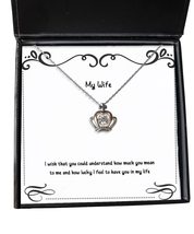 Joke Wife, I Wish That You Could Understand How Much You Mean to me and How Luck - £39.22 GBP