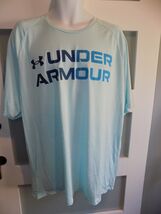 UNDER ARMOUR LOOSE LIGHT BLUE SS SHIRT SIZE XXL MEN'S NWOT - $22.50