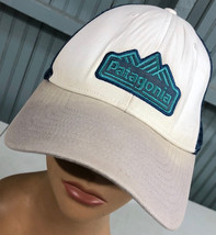Patagonia Mountain Logo Discolored Snapback Baseball Cap Hat - £12.18 GBP