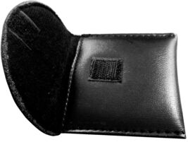 Leather Hearing Aid Carry Travel Storage Pouch **USA SELLER** - $7.91