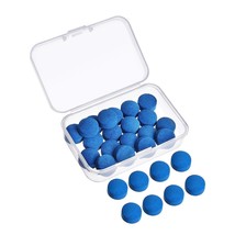 30 Pieces Billiard Pool Cue Tips Cue Pool Stick Replacement Tips With Storage Bo - £17.55 GBP