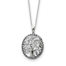 Sterling Silver Tree of Life Necklace - £76.73 GBP