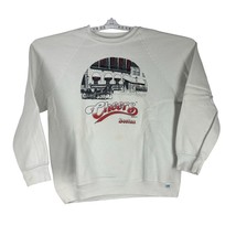 Discus Athletics Women&#39;s Vintage Cheers Bar Boston Sweatshirt Size L White - £17.98 GBP