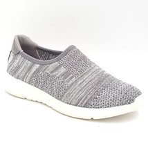 Karen Scott Women Slip On Sock Sneakers Kassy Size US 6M Grey Striped - $10.69