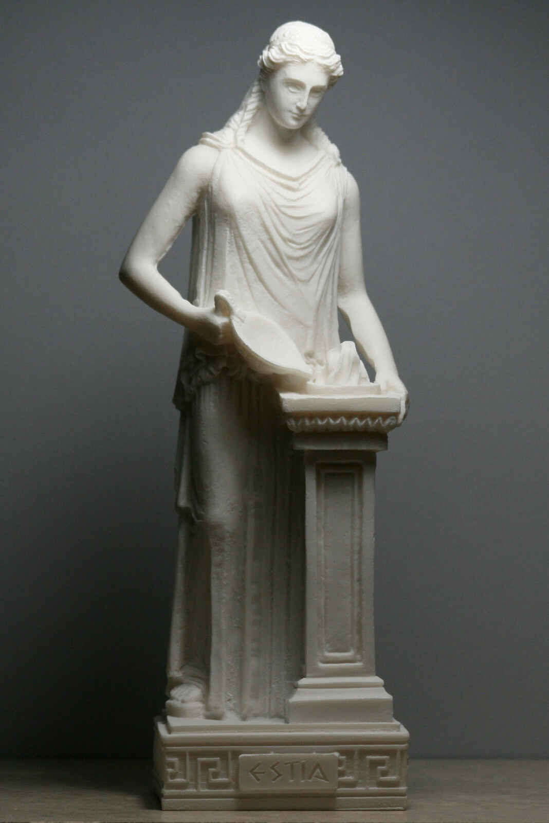 Statue Hestia Vesta déesse romaine grecque de la maison sculpture familiale f... Item image 2