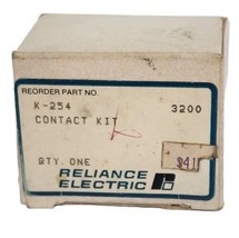 NIB RELIANCE ELECTRIC K-254 CONTACT KIT K254 - £393.17 GBP