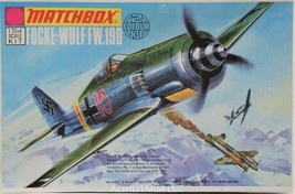 MatchBox Focke-Wulf FW.190 MATCHBOX 1:72 Scale PK-6  - $13.75