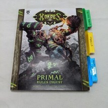 Privateer Press Hordes Primal Rules Digest Small Softcover Rulebook - £11.02 GBP