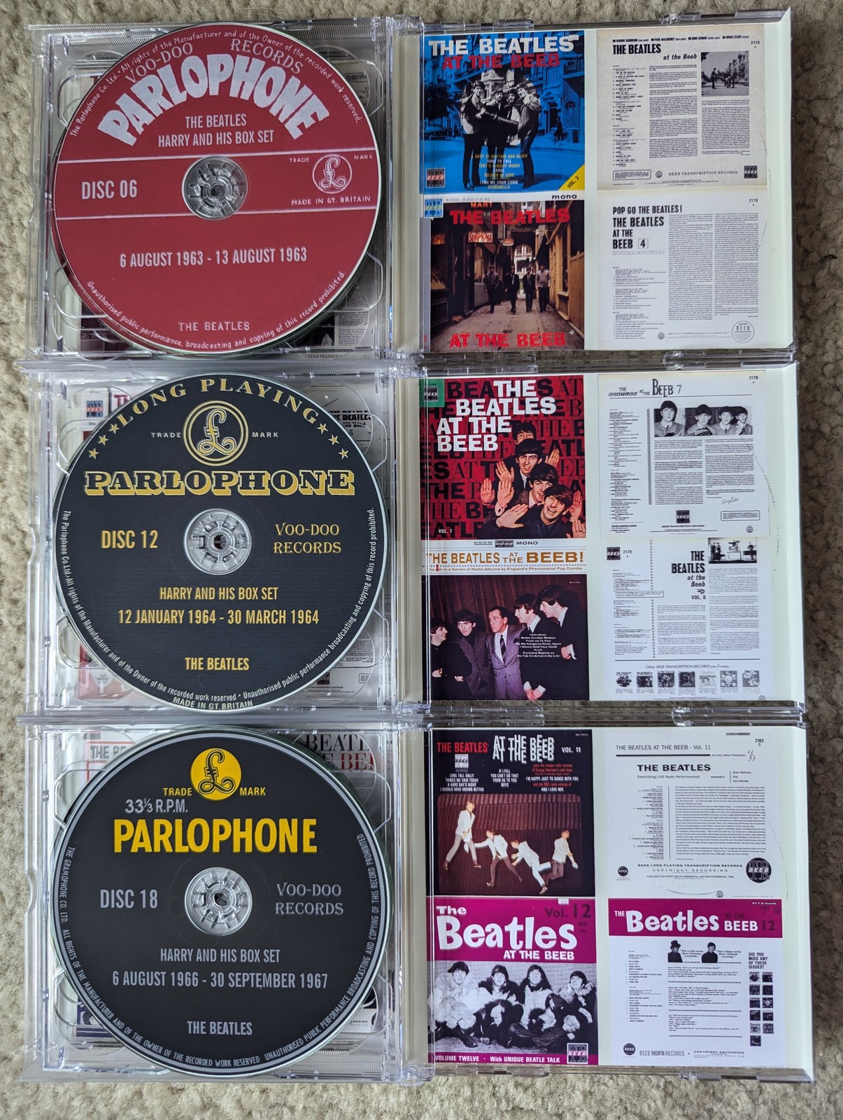 The Beatles  Harry And His Box Set 29-CD/1-DVD  Lord Reith Complete BBC Sessions Item image 7