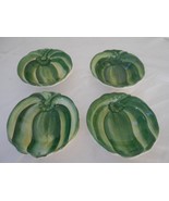 Vintage Set 4 VIETRI BEL ORO Green pepper small bowls Made in Italy Esta... - $522.69 MXN