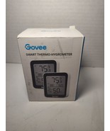 Govee Smart Thermo Hygrometer H5075, Bluetooth, 2 Pack B5075001 - NEW OP... - €11,83 EUR
