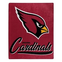 NFL Arizona Cardinals Royal Plush Raschel Throw Blanket Signature Design 50x60 - £31.96 GBP