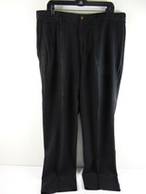 Tommy Bahama Black Silk Relaxed Fit Pants Size 36 - £30.92 GBP