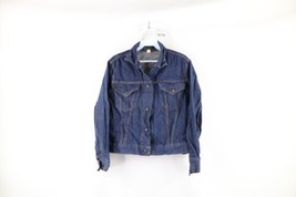 Vintage 60s Levis For Gals Womens Medium Big E Denim Trucker Jacket Blue USA - £201.00 GBP