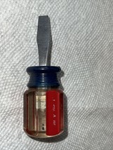 Craftsman 4151 A Wf Stubby Slotted Screwdriver 1/4 Inch Quality Vintage Usa Tool - £7.47 GBP