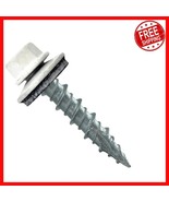 High-Quality Bone White Roofing Screws with EPDM Washers - Corrosion Res... - $935.95 MXN