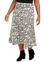 Bar III Womens Plus Snake Print Midi Skirt - $17.00