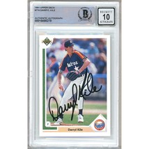 Darryl Kile Houston Astros Autograph 1991 Upper Deck Rookie 774 BGS Auto 10 Slab - £119.89 GBP