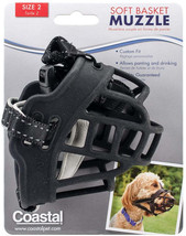 Coastal Pet Soft Basket Muzzle for Dogs - Custom Fit and Comfortable Muzzle for - £11.78 GBP+