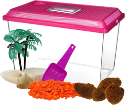 All in One Starter Kit Hermit Crab Habitat Supplies, DIY Terrarium Pack ... - $1,029.01 MXN