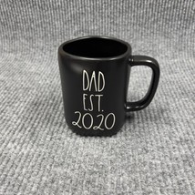 Rae Dunn Magenta Coffee Mug Dad Est. 2020 Black Ceramic Artisan Collection Cocoa - £14.30 GBP