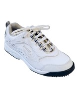 FOOTJOY GreenJoys Women&#39;s Golf Shoes White Leather Lace-up W/ Spikes Siz... - $20.69