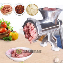 Manual Meat Grinder Mincer Sausage Filler Chopper Pasta Maker Kitchen Machine - £43.95 GBP