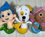 Bubble Guppies lot 3 small plush dolls Molly Gil Gill Puppy Nickelodeon ... - $14.84