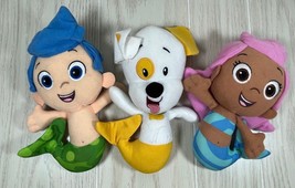 Bubble Guppies lot 3 small plush dolls Molly Gil Gill Puppy Nickelodeon Nick Jr - £11.62 GBP