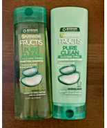 Garnier Fructis Pure Clean Shampoo &amp; Conditioner Set, Silicone-Free, 12.... - $16.82