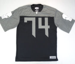 Marvel The Punisher Mens Sz M Football Jersey #74 Short Sleeve Mad Engin... - £14.85 GBP
