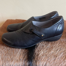 Dansko $140 Franny Women&#39;s Loafer Shoes Size 8.5 - 9 US 39 EU Black Slip-on - £28.50 GBP