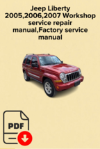 Jeep Liberty 2005,2006,2007 Workshop service repair manual,Factory servi... - $7.85 CAD+