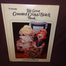 The Great Counted Cross-Stitch Book Patterns 1983 Hardcover Ed Stevie Baldwin - £7.01 GBP