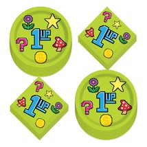 Video Game Super Mario Paper Dinner Plates and Lunch Napkins (Serves 16) - $17.06+