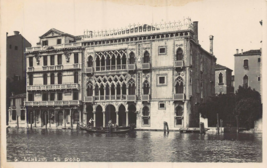 Venezia Italy~Ca&#39;oro PALAZZO-SANTA Sofia~Real Photo Postcard - £7.45 GBP