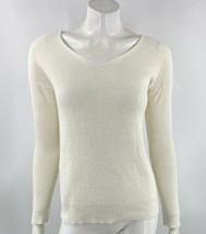Hippie Rose Womens Sweater Size Small White Blue Pink Strappy Back Pullover - £15.19 GBP