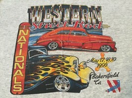 624A~ Vtg Western Street Nationals 1996 Bakersfield NSRA XXL Hot Rod Tee... - $33.69