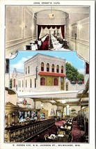 Vintage John Ernst&#39;s Cafe E. Ogden &amp; N. Jackson St. Milwaukee, Wis Postcard - £6.86 GBP