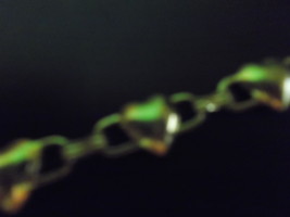 Avon Golden Hearts Bracelet 7 Inch With Spring Ring Clasp circa 1990 - £9.59 GBP