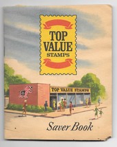 Top Value Stamps Saver Book 1966 Trading Grocery Gas Ephemera Vintage - $13.86