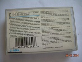 Vintage JVC GI 90 Audio  2x45 min. Cassette Victor Company Of Japan #4 - £6.32 GBP