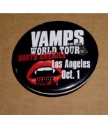 Vamps Band Button Los Angeles Avalon Hollywood Oct. 2010 - £15.65 GBP