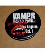 Vamps Band Button Los Angeles Avalon Hollywood Oct. 2010 - $27.10 CAD