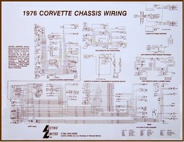 1972 Corvette Wiring Diagram Laminated 17 X 22 - £20.15 GBP