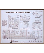 1972 Corvette Wiring Diagram Laminated 17 X 22 - £20.29 GBP