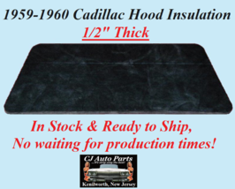 REM 1959-1960 CADILLAC HOOD INSULATION PAD 1/2&quot; THICK - IN STOCK - £70.60 GBP