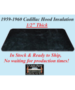 REM 1959-1960 CADILLAC HOOD INSULATION PAD 1/2&quot; THICK - IN STOCK - £69.81 GBP
